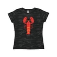 thumbnail image 1 of Inktastic Lobster Distressed Ocean Creature Women's T-Shirt, 1 of 5