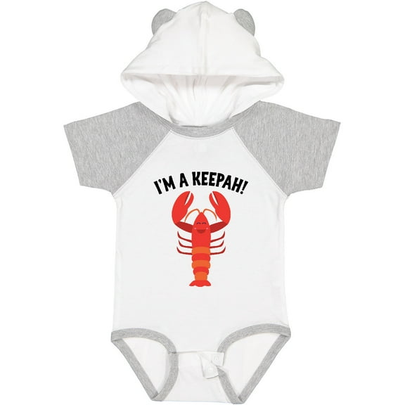 Inktastic Lobster Funny Im a Keepah Boys or Girls Baby Bodysuit