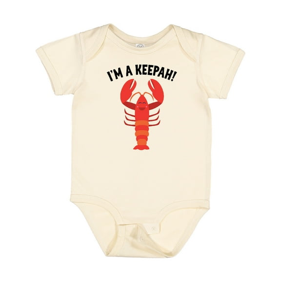 Inktastic Lobster Funny Im a Keepah Boys or Girls Baby Bodysuit