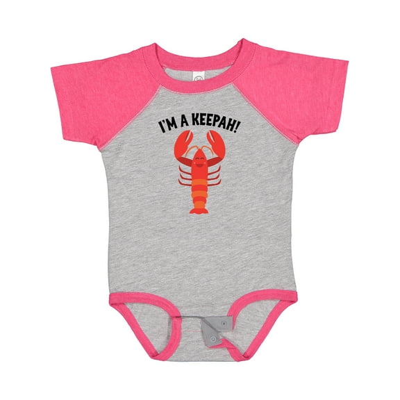 Inktastic Lobster Funny Im a Keepah Boys or Girls Baby Bodysuit