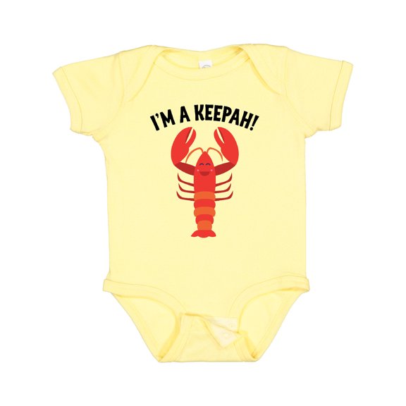 Inktastic Lobster Funny Im a Keepah Boys or Girls Baby Bodysuit
