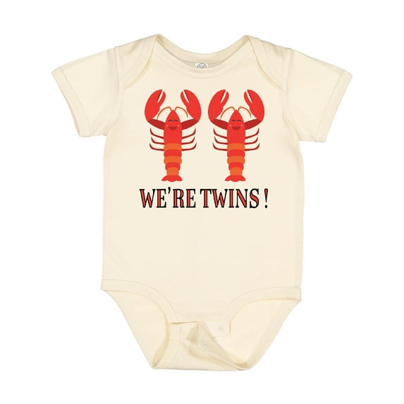 Inktastic Lobster Twins Cute Boys or Girls Baby Bodysuit