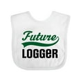 thumbnail image 1 of Inktastic Logging Future Logger Boys Baby Bib, 1 of 4