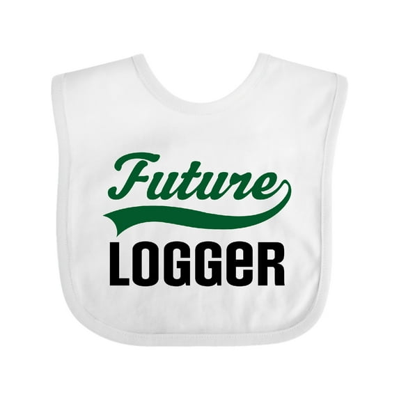 Inktastic Logging Future Logger Boys Baby Bib