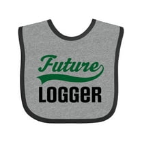 Inktastic Logging Future Logger Boys Baby Bib