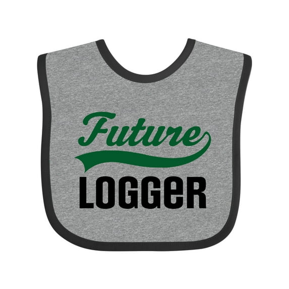 Inktastic Logging Future Logger Boys Baby Bib
