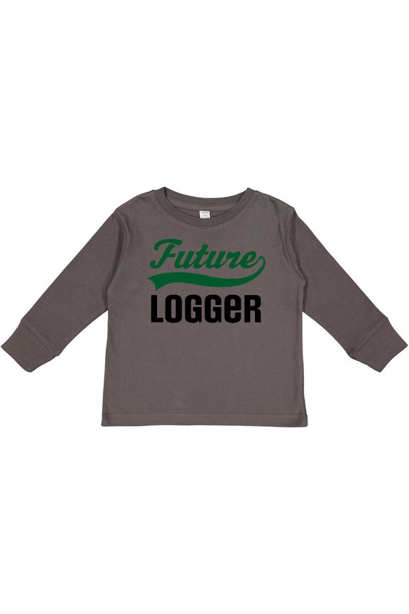 Logging Future Logger Boys Long Sleeve Toddler T-Shirt