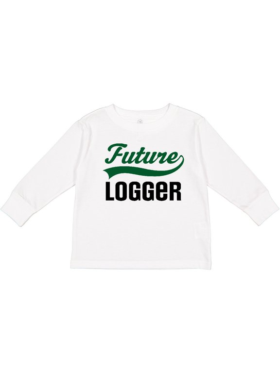 Logging Future Logger Boys Long Sleeve Toddler T-Shirt