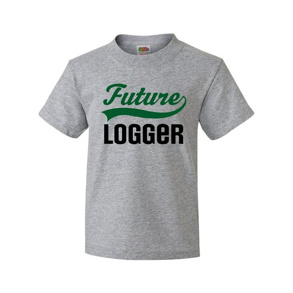 Inktastic Logging Future Logger Youth T-Shirt