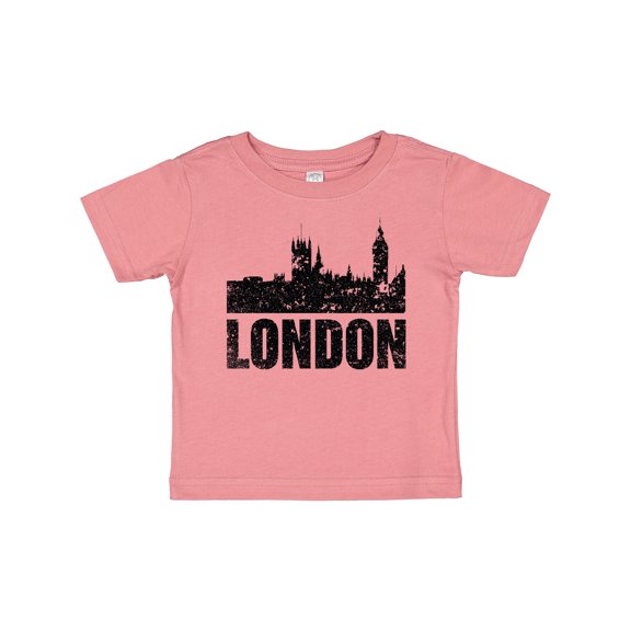 Inktastic London England City Skyline with Grunge Boys or Girls Baby T-Shirt