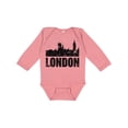 thumbnail image 1 of Inktastic London England City Skyline with Grunge Boys or Girls Long Sleeve Baby Bodysuit, 1 of 5