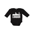 thumbnail image 1 of Inktastic London England City Skyline with Grunge Boys or Girls Long Sleeve Baby Bodysuit, 1 of 5