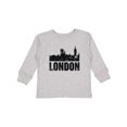 thumbnail image 1 of Inktastic London England City Skyline with Grunge Boys or Girls Long Sleeve Toddler T-Shirt, 1 of 5