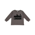thumbnail image 1 of Inktastic London England City Skyline with Grunge Boys or Girls Long Sleeve Toddler T-Shirt, 1 of 5