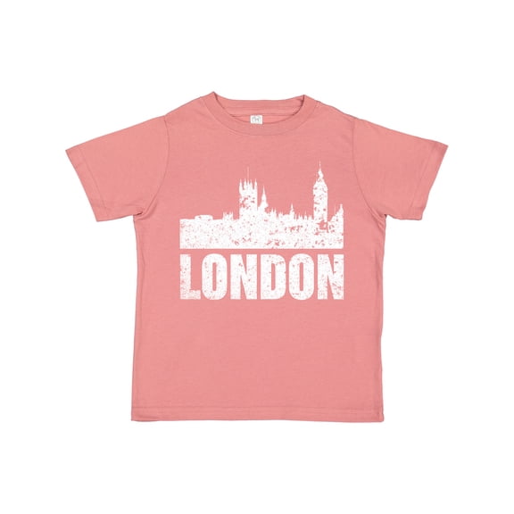 Inktastic London England City Skyline with Grunge Boys or Girls Toddler T-Shirt