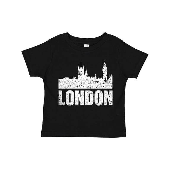 Inktastic London England City Skyline with Grunge Boys or Girls Toddler T-Shirt