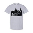 thumbnail image 1 of Inktastic London England City Skyline with Grunge T-Shirt, 1 of 5