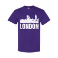 thumbnail image 1 of Inktastic London England City Skyline with Grunge T-Shirt, 1 of 5