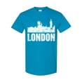 thumbnail image 1 of Inktastic London England City Skyline with Grunge T-Shirt, 1 of 5