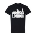 thumbnail image 1 of Inktastic London England City Skyline with Grunge T-Shirt, 1 of 5