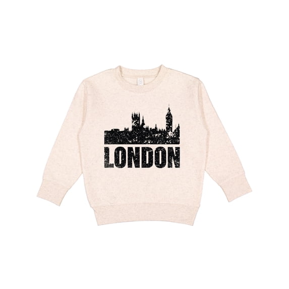 Inktastic London England City Skyline with Grunge Toddler Sweatshirt