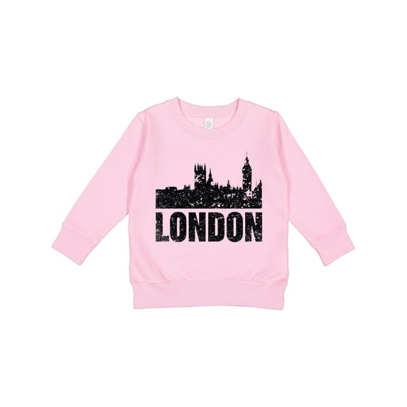 Inktastic London England City Skyline with Grunge Toddler Sweatshirt