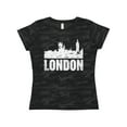 thumbnail image 1 of Inktastic London England City Skyline with Grunge Women's T-Shirt, 1 of 5