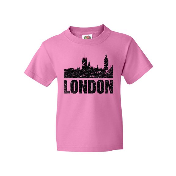 Inktastic London England City Skyline with Grunge Youth T-Shirt