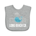 thumbnail image 1 of Inktastic Long Beach California Vacation Boys or Girls Baby Bib, 1 of 4