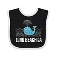 thumbnail image 1 of Inktastic Long Beach California Vacation Boys or Girls Baby Bib, 1 of 4