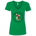 thumbnail image 1 of Inktastic Long Haired Chihuahua Dog Women's V-Neck T-Shirt, 1 of 5