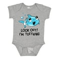 thumbnail image 1 of Inktastic Look Out I'm Teething Cute Shark Boys or Girls Baby Bodysuit, 1 of 5