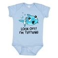 thumbnail image 1 of Inktastic Look Out I'm Teething Cute Shark Boys or Girls Baby Bodysuit, 1 of 5