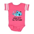 thumbnail image 1 of Inktastic Look Out I'm Teething Cute Shark Boys or Girls Baby Bodysuit, 1 of 5