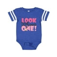 thumbnail image 1 of Inktastic Look Who is One Owl Girls Baby Bodysuit, 1 of 5