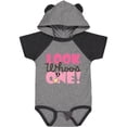 thumbnail image 1 of Inktastic Look Who is One Owl Girls Baby Bodysuit, 1 of 5