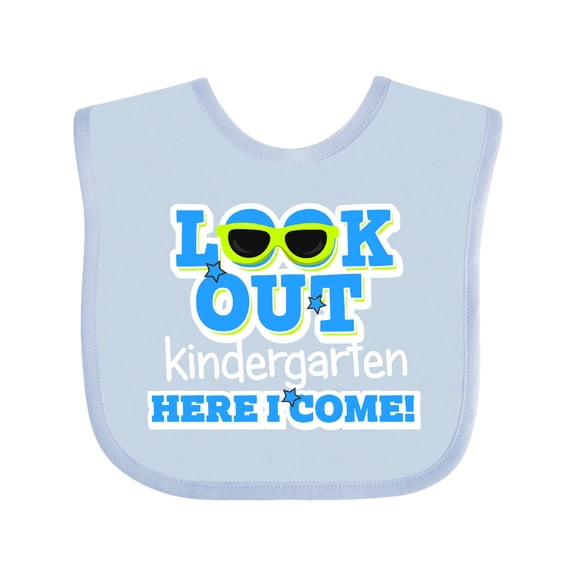 Inktastic Look out Kindergarten Here I Come Boys Baby Bib