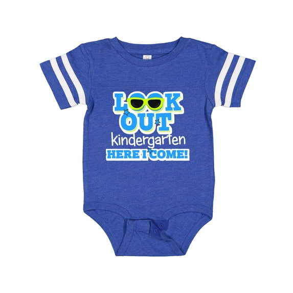 Inktastic Look out Kindergarten Here I Come Boys Baby Bodysuit