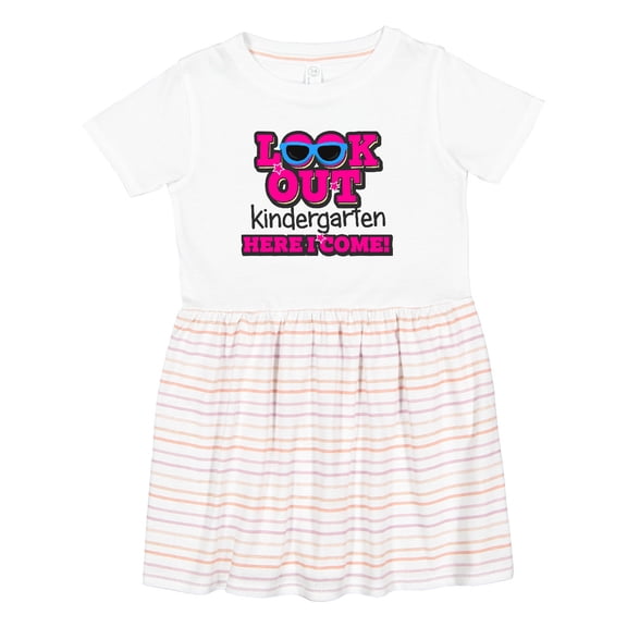 Inktastic Look out Kindergarten Here I Come Girls Toddler Dress