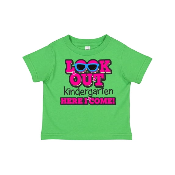 Inktastic Look out Kindergarten Here I Come Girls Toddler T-Shirt