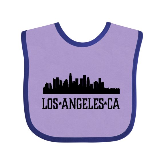 Inktastic Los Angeles California City Skyline Boys or Girls Baby Bib