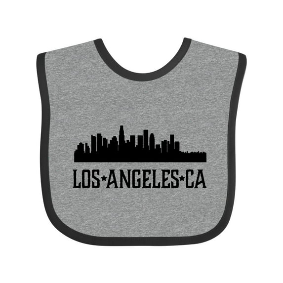 Inktastic Los Angeles California City Skyline Boys or Girls Baby Bib