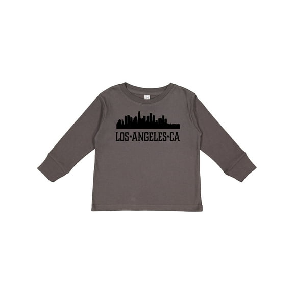 Inktastic Los Angeles California City Skyline Boys or Girls Long Sleeve Toddler T-Shirt