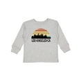 thumbnail image 1 of Inktastic Los Angeles California Skyline Retro Boys or Girls Long Sleeve Toddler T-Shirt, 1 of 5