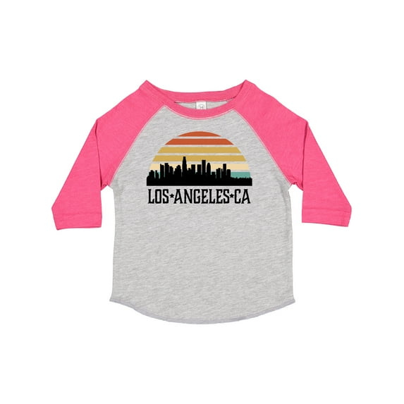 Inktastic Los Angeles California Skyline Retro Boys or Girls Toddler T-Shirt