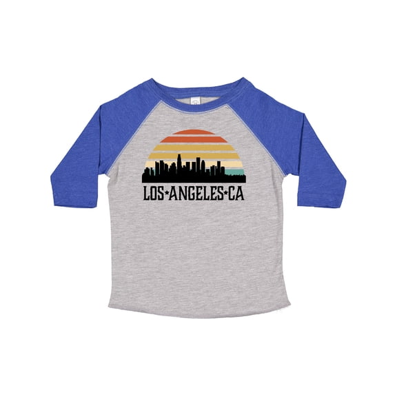 Inktastic Los Angeles California Skyline Retro Boys or Girls Toddler T-Shirt