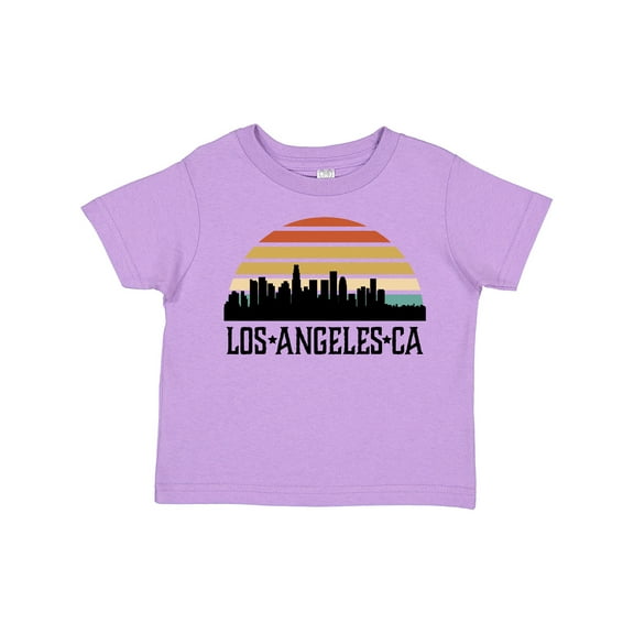 Inktastic Los Angeles California Skyline Retro Boys or Girls Toddler T-Shirt