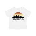 thumbnail image 1 of Inktastic Los Angeles California Skyline Retro Boys or Girls Toddler T-Shirt, 1 of 5