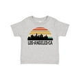 thumbnail image 1 of Inktastic Los Angeles California Skyline Retro Boys or Girls Toddler T-Shirt, 1 of 5