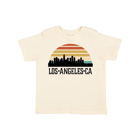 Inktastic Los Angeles California Skyline Retro Boys or Girls Toddler T-Shirt